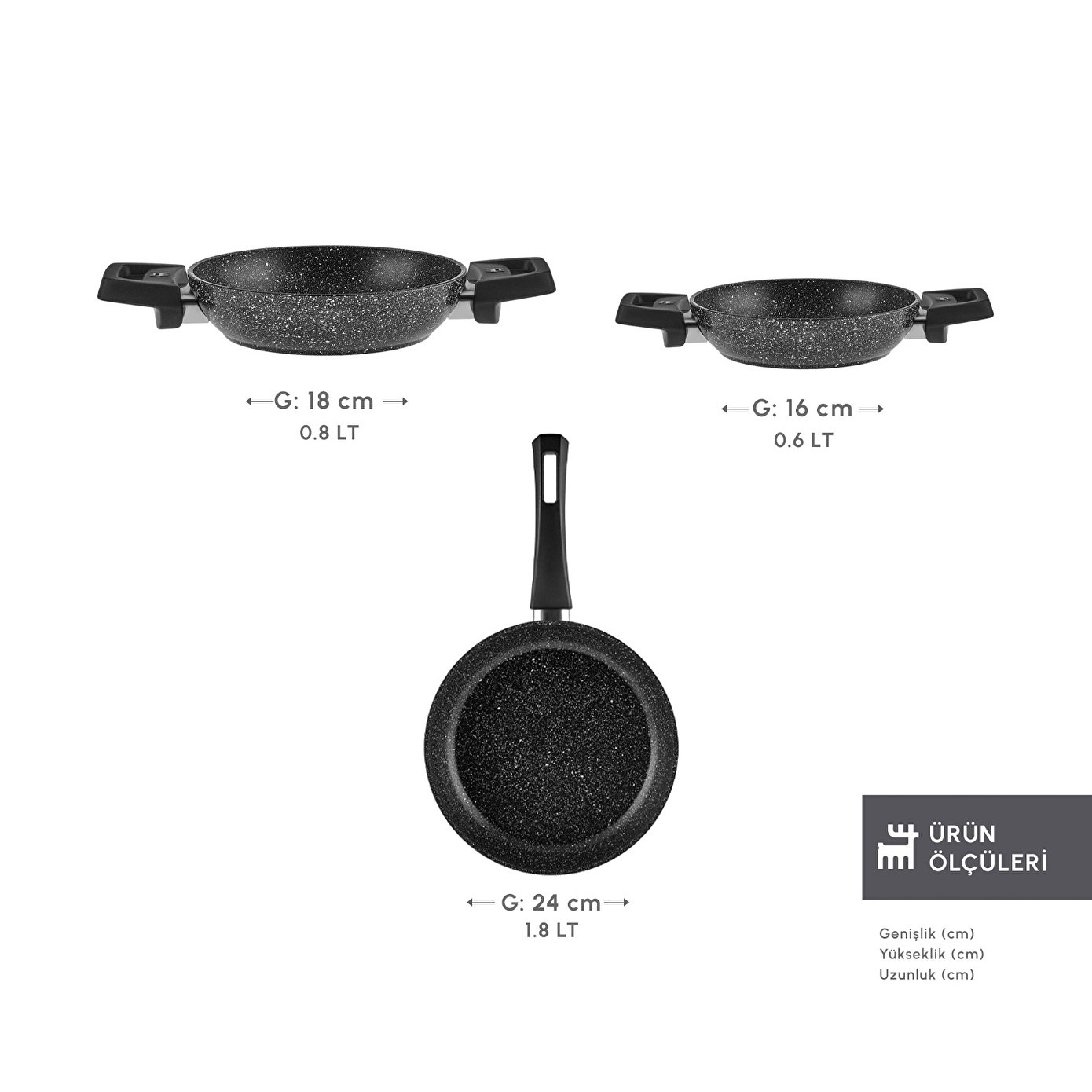 Karaca Stream Bone Saturn 24 Parça 6 Kişilik Yemek Takımı Platin